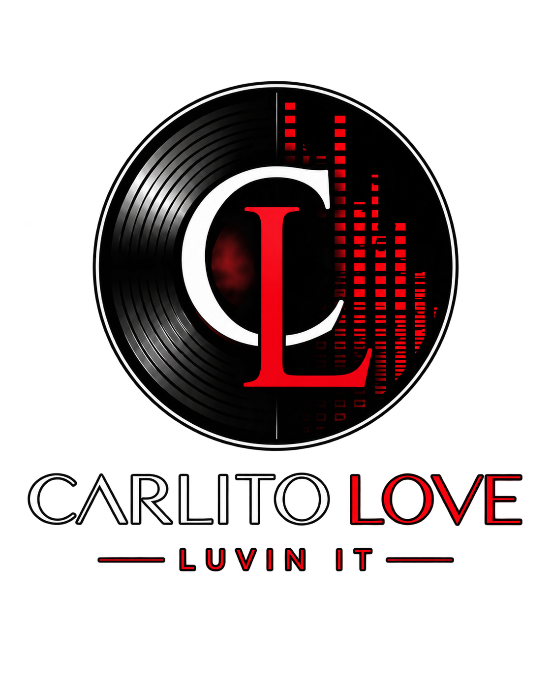 Carlito Love vinyl record logo